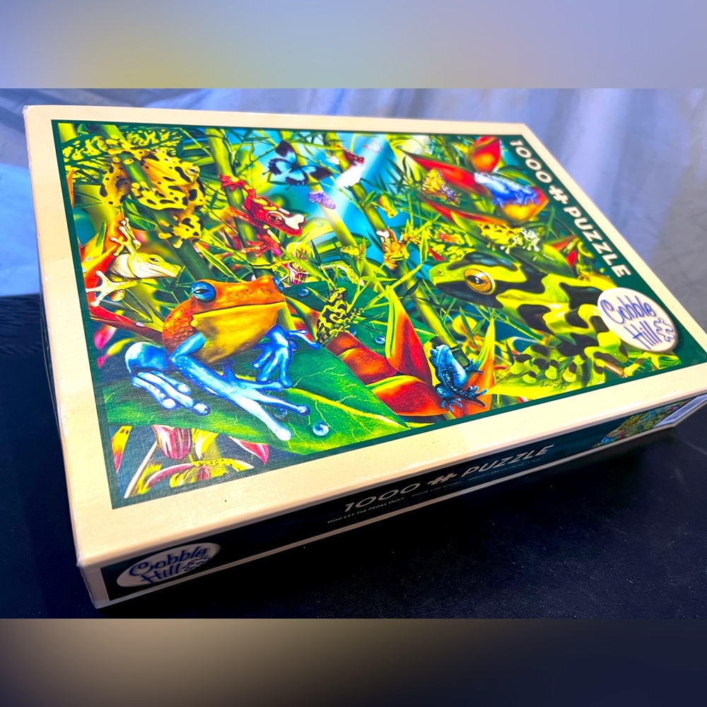 🚨 B3G1 - Cobble Hill Frog and Butterfly Puzzle